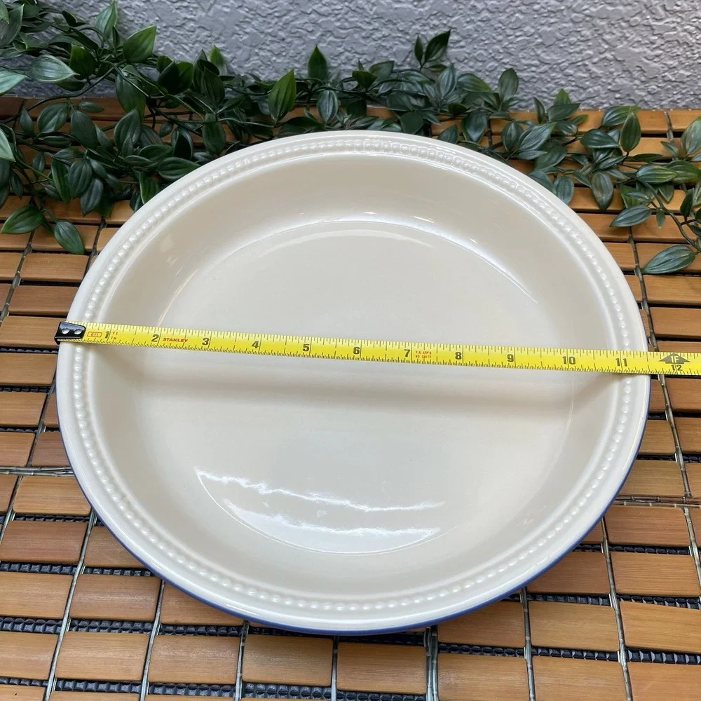 Le Creuset cobalt Blue Stoneware Pie Dish 26cm 11.5